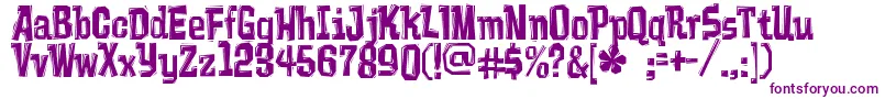 Vademecu Font – Purple Fonts on White Background