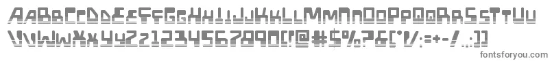 Xpedhalf-Schriftart – Graue Schriften