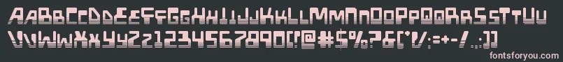 Xpedhalf Font – Pink Fonts on Black Background