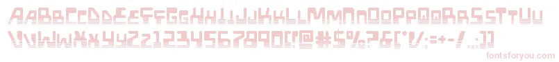 Шрифт Xpedhalf – розовые шрифты на белом фоне