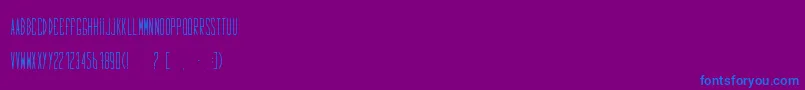 fuente FontFirstBold – Fuentes Azules Sobre Fondo Morado