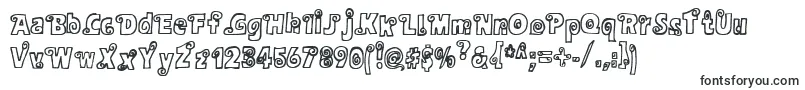 Шрифт Alphasnail – фигурные шрифты