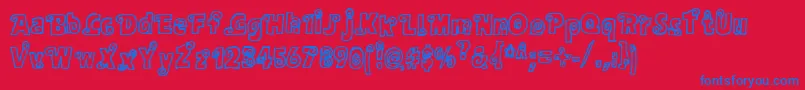 Подробнее о шрифте Alphasnail Шрифт Alphasnail – синие шрифты на красном фоне