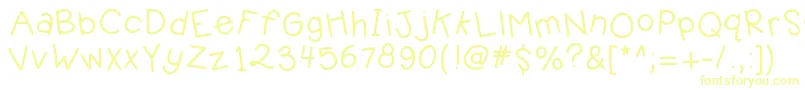 Kbjellybean Font – Yellow Fonts