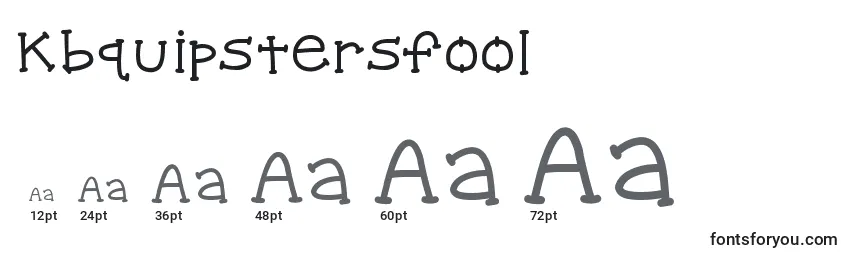 Kbquipstersfool Font Sizes