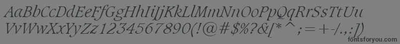 SudbltI-Schriftart – Schwarze Schriften auf grauem Hintergrund