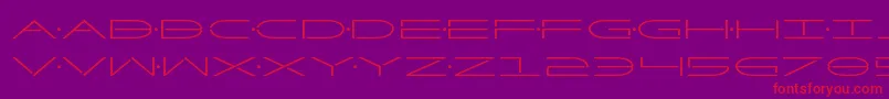 Factor Font – Red Fonts on Purple Background