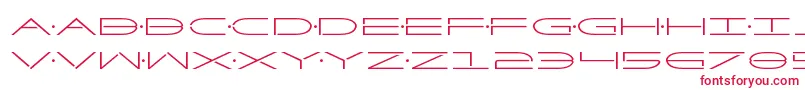 フォントFactor – 白い背景に赤い文字