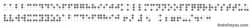 BraillenumhollowBold-Schriftart – Schriftarten, die mit B beginnen