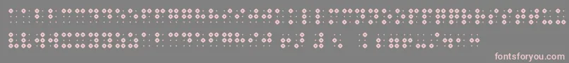 Saiba mais sobre a fonte BraillenumhollowBold Fonte BraillenumhollowBold – fontes rosa em um fundo cinza