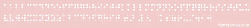 Saiba mais sobre a fonte BraillenumhollowBold Fonte BraillenumhollowBold – fontes brancas em um fundo rosa