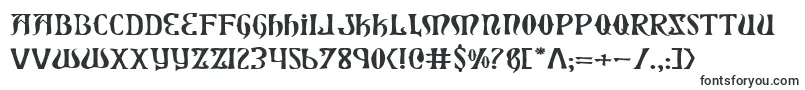 XiphosExpanded-fontti – Alkavat X:lla olevat fontit