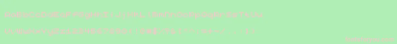 Codina Font – Pink Fonts on Green Background