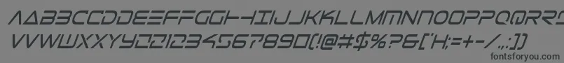 Шрифт Telemarinescondital1 – чёрные шрифты на сером фоне