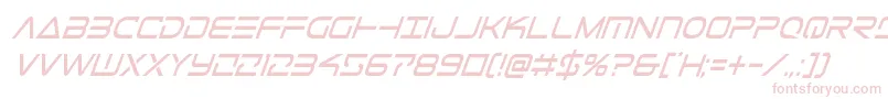 Шрифт Telemarinescondital1 – розовые шрифты на белом фоне
