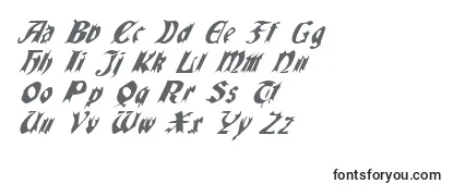 Quaelgothicitalics Font