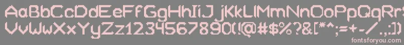 Xeliard Font – Pink Fonts on Gray Background