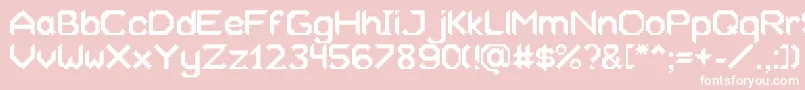 Xeliard Font – White Fonts on Pink Background