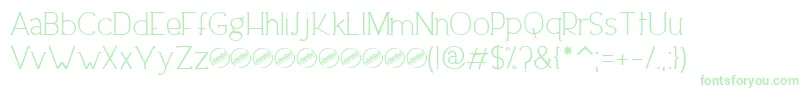 Подробнее о шрифте DowntownEleganceRegular Шрифт DowntownEleganceRegular – зелёные шрифты