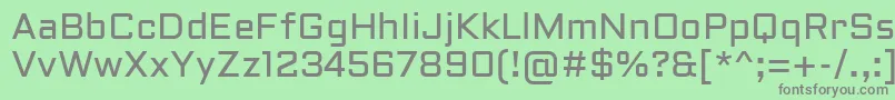 AldrichRegular Font – Gray Fonts on Green Background