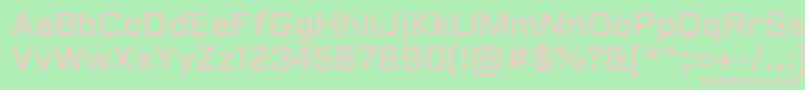 AldrichRegular Font – Pink Fonts on Green Background