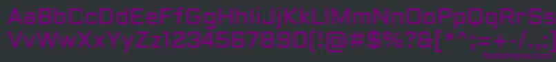 AldrichRegular Font – Purple Fonts on Black Background