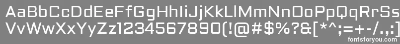 AldrichRegular Font – White Fonts on Gray Background