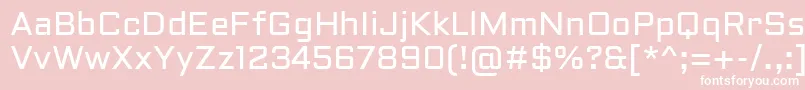 AldrichRegular Font – White Fonts on Pink Background