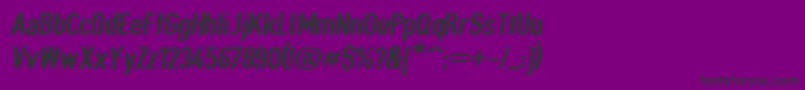 Giveahootexbdextobl Font – Black Fonts on Purple Background