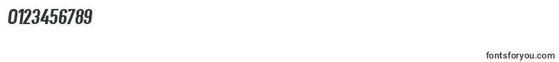 フォントGiveahootexbdextobl – 数字と数値のためのフォント