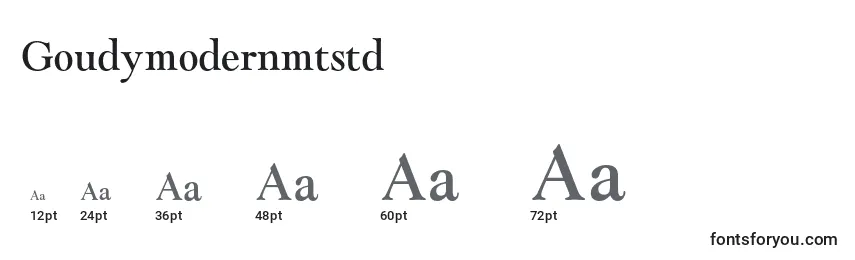 Goudymodernmtstd Font Sizes