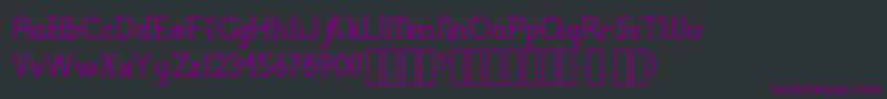 ChremselSerif Font – Purple Fonts on Black Background