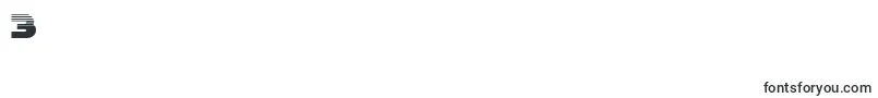 Hansolov3half-Schriftart – Schriften für die Ziffer 3