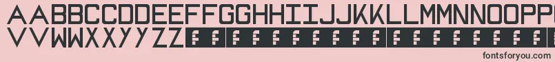 Mike Font – Black Fonts on Pink Background