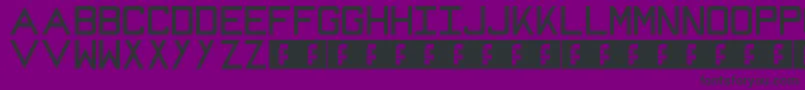 Mike Font – Black Fonts on Purple Background