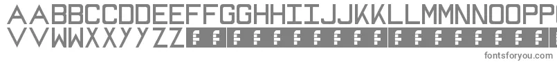 Mike Font – Gray Fonts on White Background