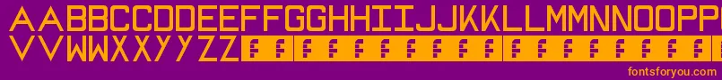 Más sobre la fuente Mike fuente Mike – Fuentes Naranjas Sobre Fondo Morado