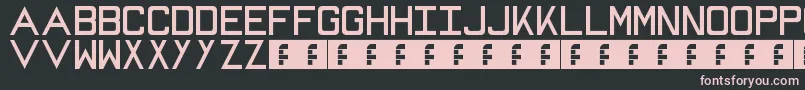 Mike Font – Pink Fonts on Black Background