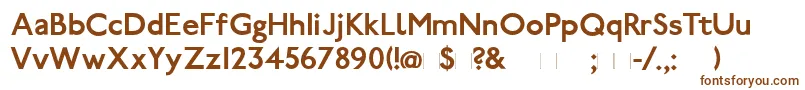 PaddingtonBold Font – Brown Fonts on White Background