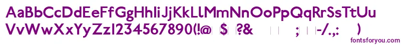 PaddingtonBold Font – Purple Fonts on White Background