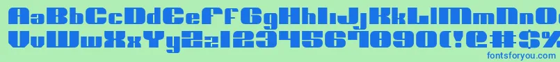 Nolo ffy-fontti – siniset fontit vihreällä taustalla