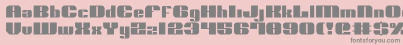 Nolo ffy Font – Gray Fonts on Pink Background