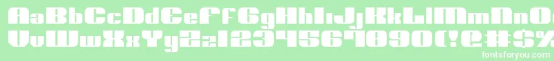 Nolo ffy Font – White Fonts on Green Background