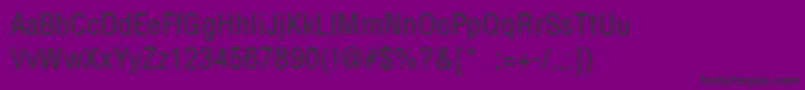 PartridgeConth Font – Black Fonts on Purple Background