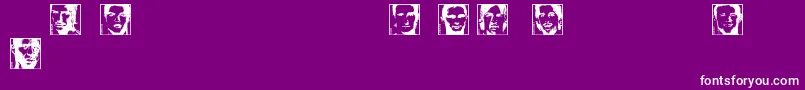 SoccermanFifa Font – White Fonts on Purple Background