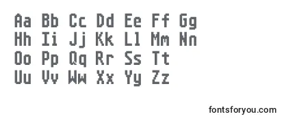 Schriftart Atarist8x16systemfont