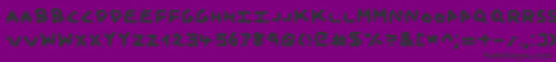 Lisätietoja Janyk-fontista Janyk-fontti – mustat fontit violetilla taustalla