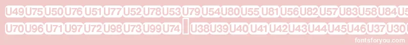 DeutschebahnagFive Font – White Fonts on Pink Background