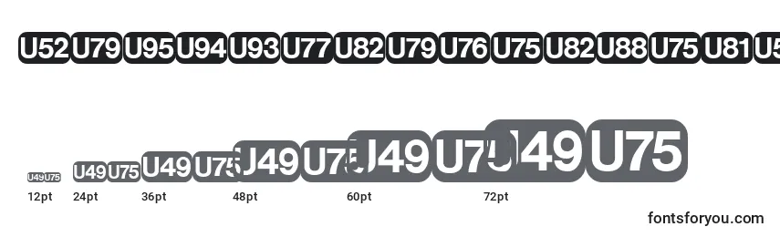DeutschebahnagFive Font Sizes