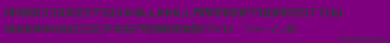 Angular Font – Black Fonts on Purple Background